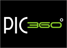 PIC360 - לוגו  גאג'ט מצלמה פנורמית 360 מעלות לאייפון
